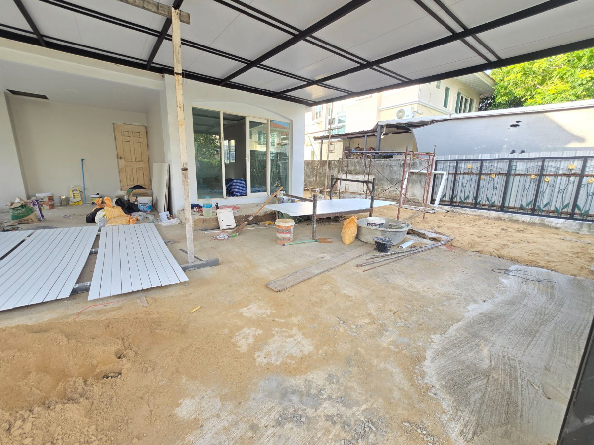 รูป บ้านเดี่ยวกำลังรีโนเวท ทำเลดี ต้นโครงการ ร่มรื่น กว้างขวาง ราคาถูก หมู่บ้าน ศุภาลัย การ์เด้นวิลล์ วงแหวน-ลำลูกกา คลอง 5 บึงคำพร้อย ลำลูกกา ปทุมธานี - รูปที่ 7/21