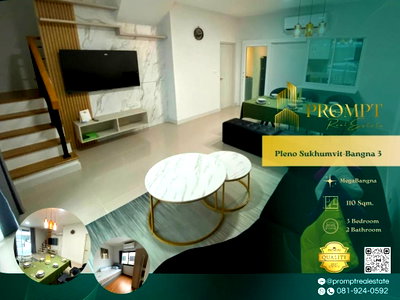 Houses for rent : OP02160 - Pleno Sukhumvit-Bangna 3 : MegaBangna