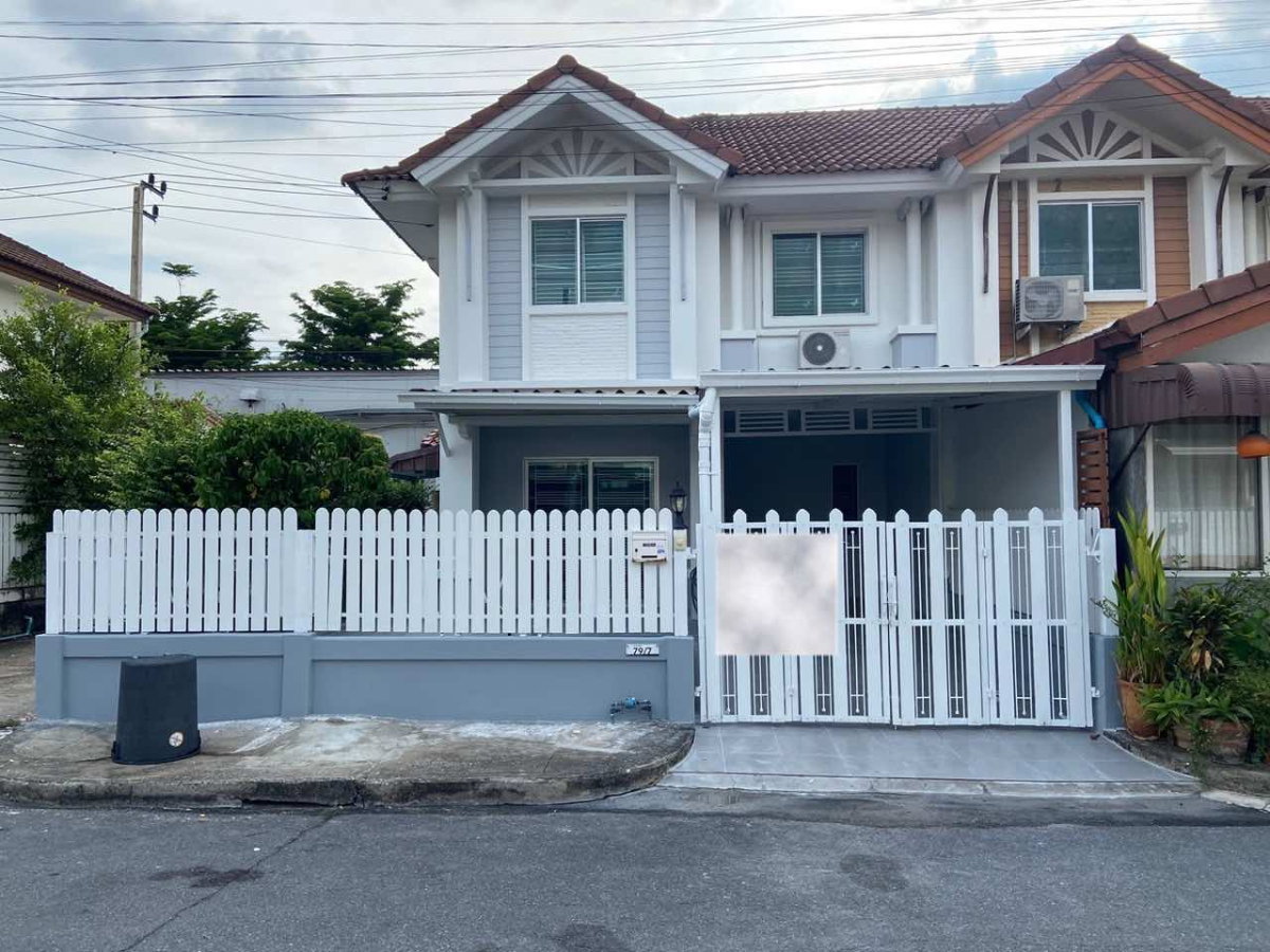 รูป 🔥 ขาย บ้านทาวน์เฮ้าส์ Pruksa Ville 12A Saimai พฤกษาวิลล์ 12A สายไหม ทำเลดีติด Big C สายไหม แปลงมุม รีโนเวทใหม่ สไตล์โมเดิร์น✨ พร้อมเข้าอยู่ - รูปที่ 1/12
