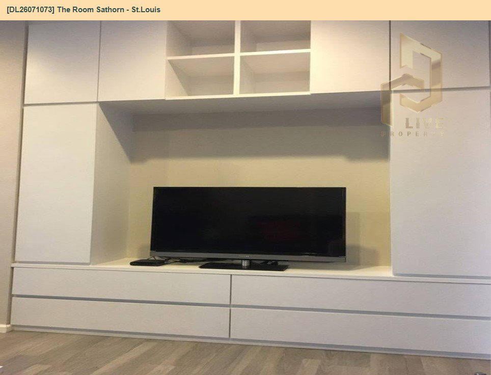 รูป DL26071073 ให้เช่าคอนโด เดอะ รูม สาทร - เซนหลุยส์ (The Room Sathorn - St.Louis) ใกล้ BTS สุรศักดิ์ พร้อมเข้าอยู่ โทรด่วน 0638692663 LineID @952jdxxk - รูปที่ 3/6