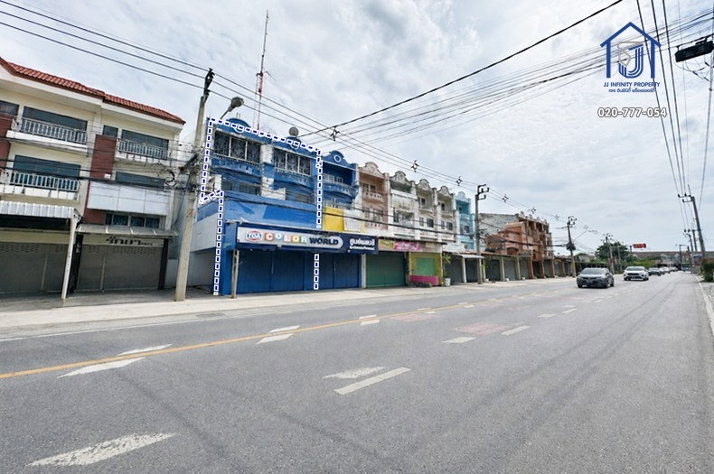 รูป ขายอาคารพาณิชย์ 3.5 ชั้น 42 ตร.ว. ติดถนนบ้านกล้วย-ไทรน้อย ใกล้รถไฟฟ้าสายสีม่วง สถานีคลองบางไผ่ - รูปที่ 1/17