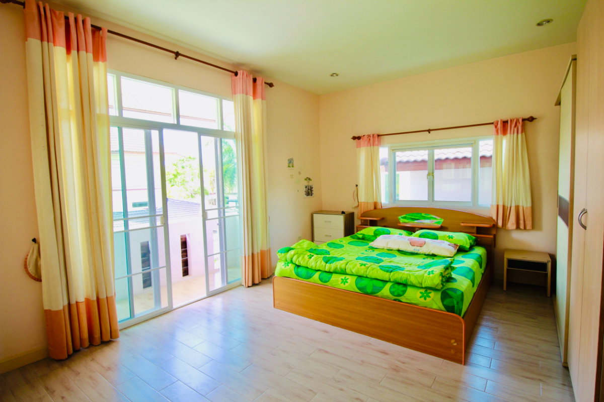 รูป ขายบ้านเดี่ยว 2 ชั้น หลังมุม 112 ตร.วา 5 ห้องนอน ใกล้ รพ.กรุงเทพระยอง หมู่บ้านบ้านสวนสุขสิริ เนินพระ ระยอง  - รูปที่ 34/39