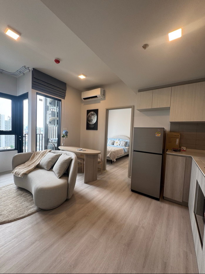 รูป 📌For rent ห้องใหม่ แกะกล่อง 🎀Cobe Ratchada Rama9 🎀 32 sqm 18,000/month. - รูปที่ 2/9
