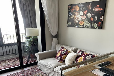 🔥 For Rent !!🔥 Ideo Q Victory, 1 bedroom, 1 bathroom, high floor 24++, !! Code C20260700021 furnished, ready to move in📣📣