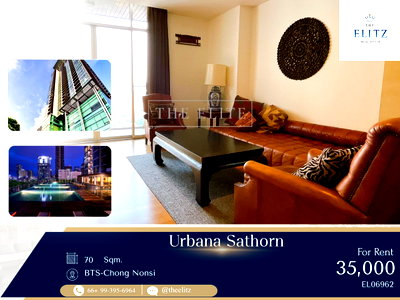 คอนโดให้เช่า : ✨ Extravagant Hotel-Inspired Luxury: A Generously Proportioned Suite in Prime Sathorn ✨