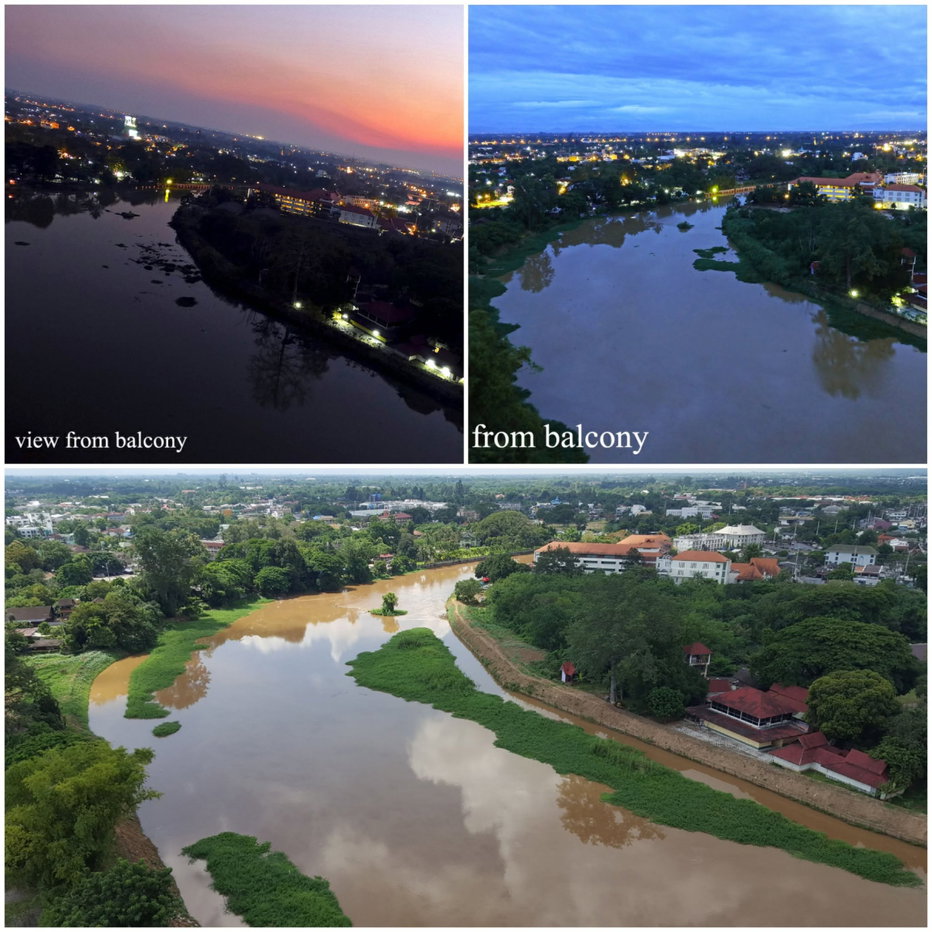 รูป ให้เช่าChiangmai Riverside Condominium คอนโดริมแม่น้ำปิง วิวโค้งแม่น้ำและวิวภูเขาสวยหายาก ตกแต่งไม้สักทั้งห้อง พร้อมเข้าอยู่CR-26 - รูปที่ 6/6