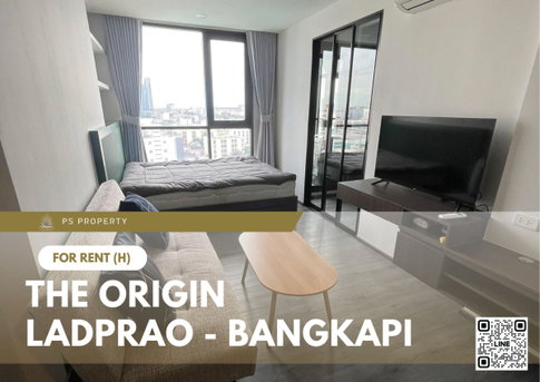For Rent ✨ THE ORIGIN LADPRAO - BANGKAPI ✨ Fully furnished and equipped with appliances; just 3 minutes from the skytrain.