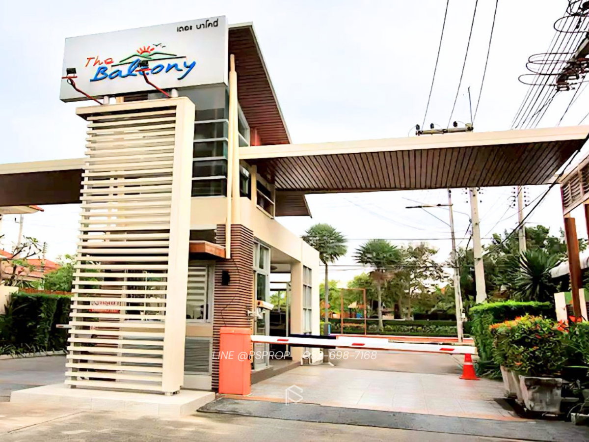 รูป บ้านเช่าอ่างศิลา ตลาดนัดจตุจักรชลบุรี หมู่บ้าน The Balcony ✅ พร้อมเข้าอยู่ #HR0089 - รูปที่ 2/17