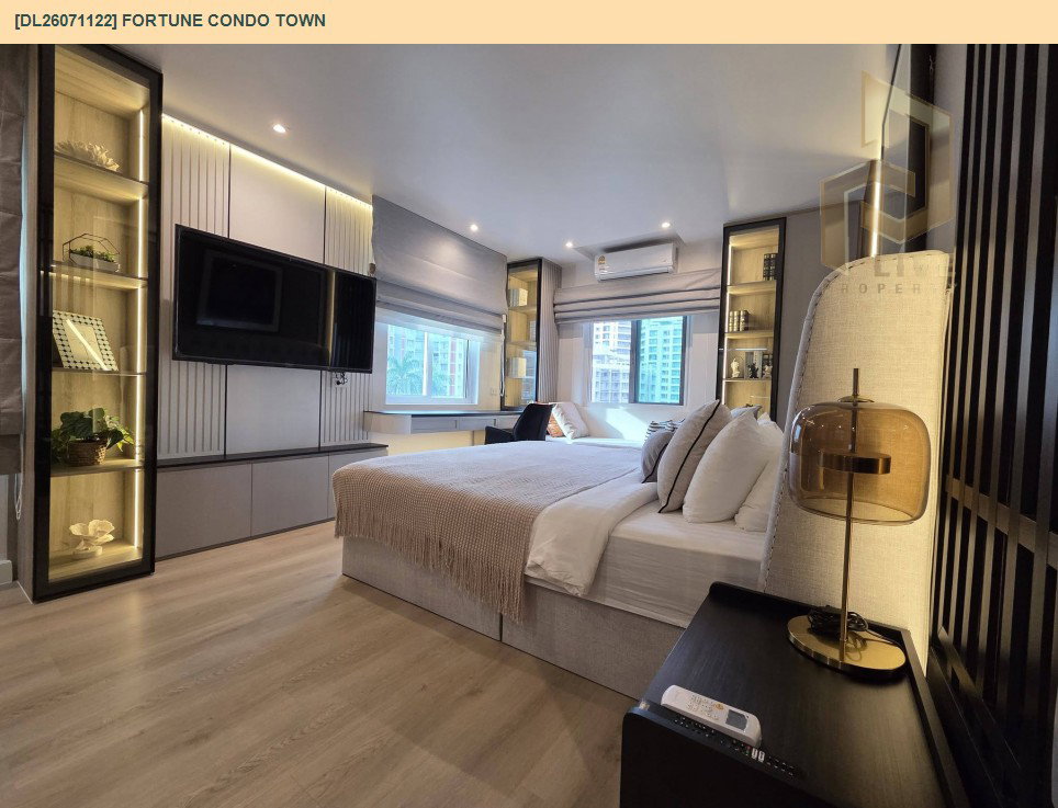 รูป DL26071122 ให้เช่าคอนโด ฟอร์จูน คอนโด ทาวน์ (Fortune Condo Town) ใกล้ - พร้อมเข้าอยู่ โทรด่วน 0653619502 LineID @952jdxxk - รูปที่ 4/14