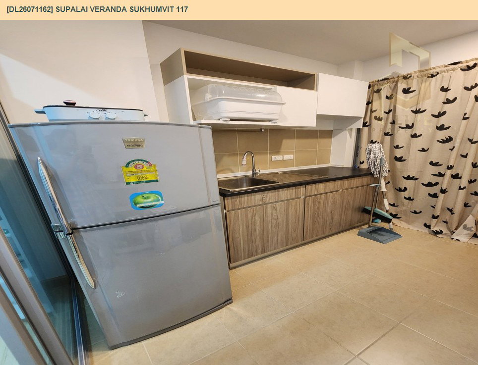 รูป DL26071162 ให้เช่าคอนโด ศุภาลัย เวอเรนด้า สุขุมวิท 117 (Supalai Veranda Sukhumvit 117) ใกล้ BTS ปู่เจ้า พร้อมเข้าอยู่ โทรด่วน 0653619502 LineID @952jdxxk - รูปที่ 4/6