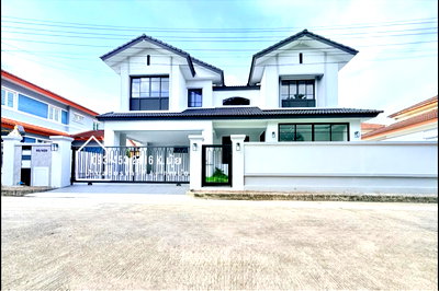 Houses for sale Khlong Sam Wa : Only 10.99 million baht🔥🔥 Luxury detached house🏆[86 sq.wa.] 📍Ramintra 109 [Mandana Phraya Suren 26 Village]