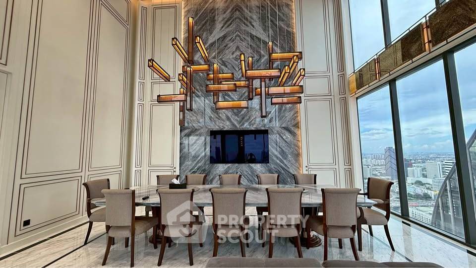 picture 3-BR 285 Sqm, 30th-Floor Condo At The Esse Near MRT Phetchaburi (100m) (ID 3113986) - 1/13