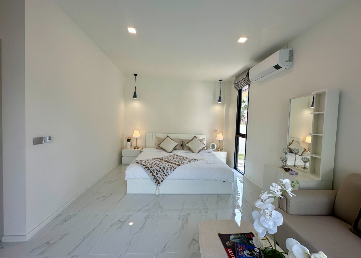รูป 🏊♂️✨ ให้เช่า Luxury Pool Villa ในโครงการ พร้อมสระว่ายน้ำส่วนตัว ใกล้โรงเรียนนานาชาติ เพียง 150,000 บาท/เดือน ✨🏡 #A8-V0057 - รูปที่ 12/26