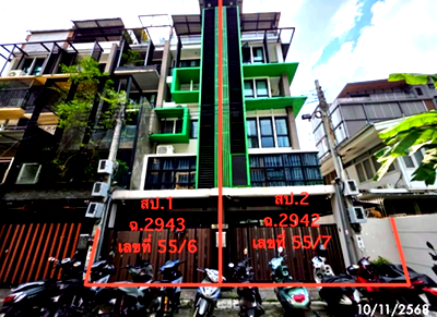 Shophouses for sale Mahidol University Phaya Thai : SHOP HOUSE 40 Sq.w. Ratchathewi Bangkok for 48.5M