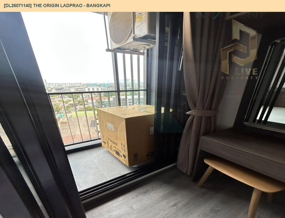 รูป DL26071140 ให้เช่าคอนโด ดิ ออริจิ้น ลาดพร้าว - บางกะปิ (THE ORIGIN LADPRAO - BANGKAPI) ใกล้ - พร้อมเข้าอยู่ โทรด่วน 0653619502 LineID @952jdxxk - รูปที่ 8/8