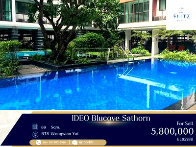 ขายคอนโด : ✨ Hot Deal 🔥 IDEO Blucove Sathorn | เจ้าของปล่อยขายด่วน พร้อมจบทุกข้อเสนอ 💯