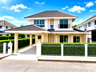 Houses for sale San Sai Chiang Mai :  Renovated 2-Storey House for Sale near Maejo University – Only THB 2.99 Million