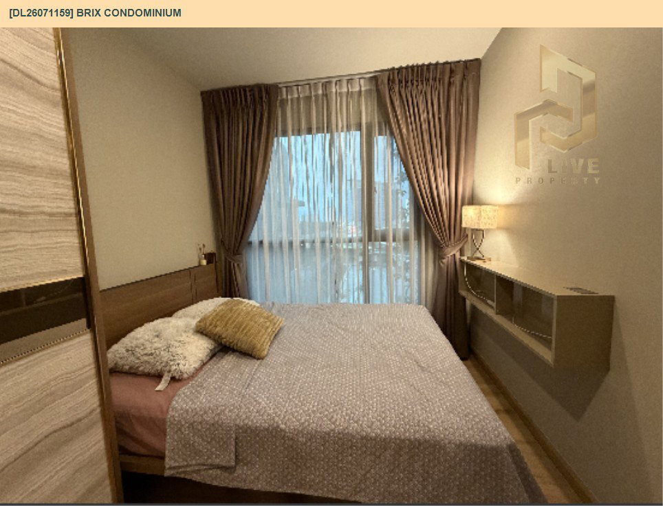 รูป DL26071159 ให้เช่าคอนโด บริกซ์ คอนโดมิเนียม (Brix Condominium) ใกล้ BTS สิรินธร พร้อมเข้าอยู่ โทรด่วน 0614453194 LineID @952jdxxk - รูปที่ 7/15