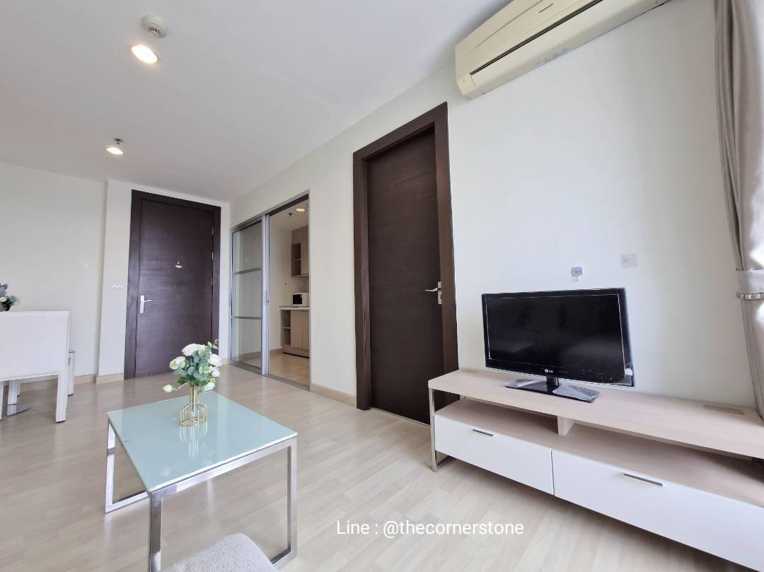 รูป พร้อมให้เช่า  🏙️ "𝐑𝐡𝐲𝐭𝐡𝐦 𝐑𝐚𝐭𝐜𝐡𝐚𝐝𝐚"🏙️  1 ห้องนอน 46 ตร.ม. คอนโด ติด MRT-รัชดาภิเษก   [251139] - รูปที่ 6/18