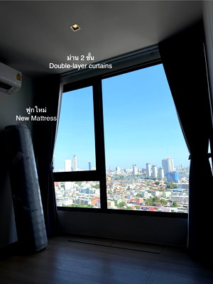 คอนโดให้เช่า : 🏙️ ปล่อยเช่า Reference Sathorn–Wongwian Yai วิวแม่น้ำ ห้องใหม่มือ 1