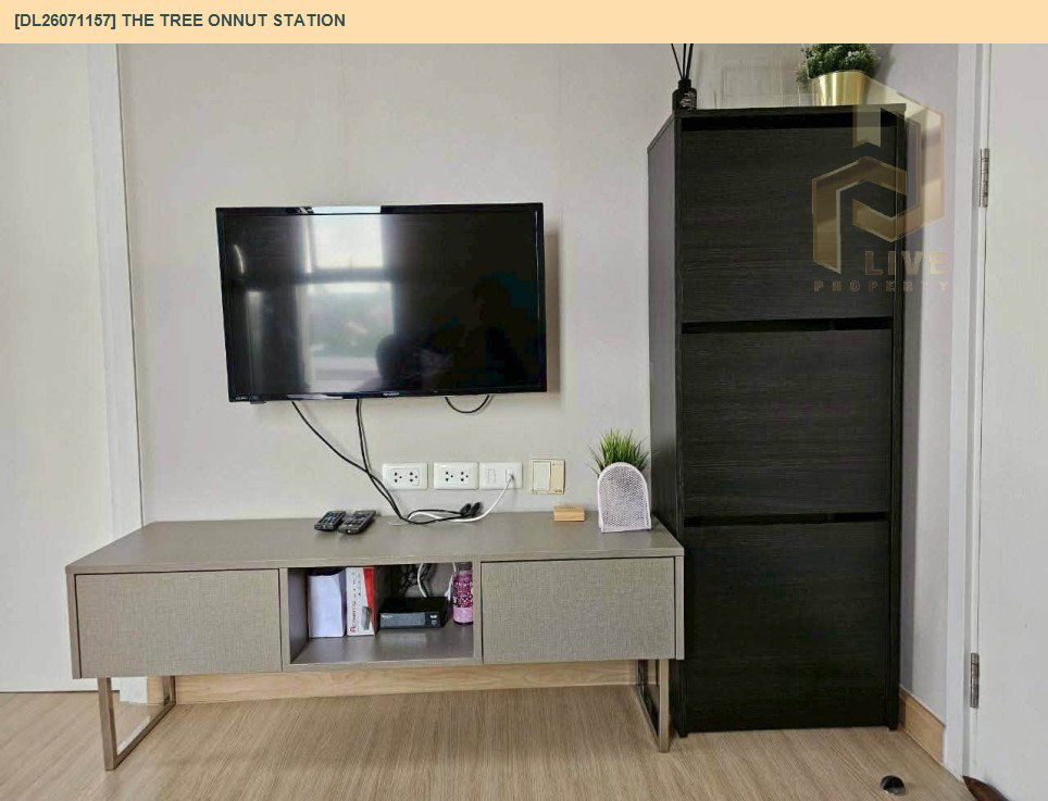 รูป DL26071157 ให้เช่าคอนโด เดอะ ทรี อ่อนนุช สเตชั่น (The Tree Onnut Station) ใกล้ BTS อ่อนนุช พร้อมเข้าอยู่ โทรด่วน 0614453194 LineID @952jdxxk - รูปที่ 3/7