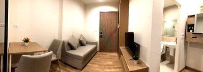 Condos for rent : For Rent Condo NICHE MONO SUKHUMVIT - BEARING Building 1, Floor 29,1 bed room, Room size 28.00 sqm