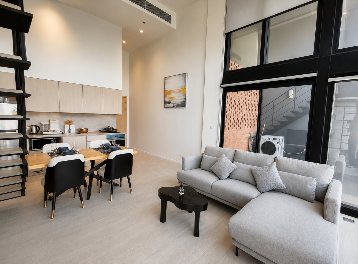 picture Duplex Condo for Rent | The Lofts Silom | 2 Bedrooms | Fully Furnished | Ready to Move In | Prime CBD Location - 4/26
