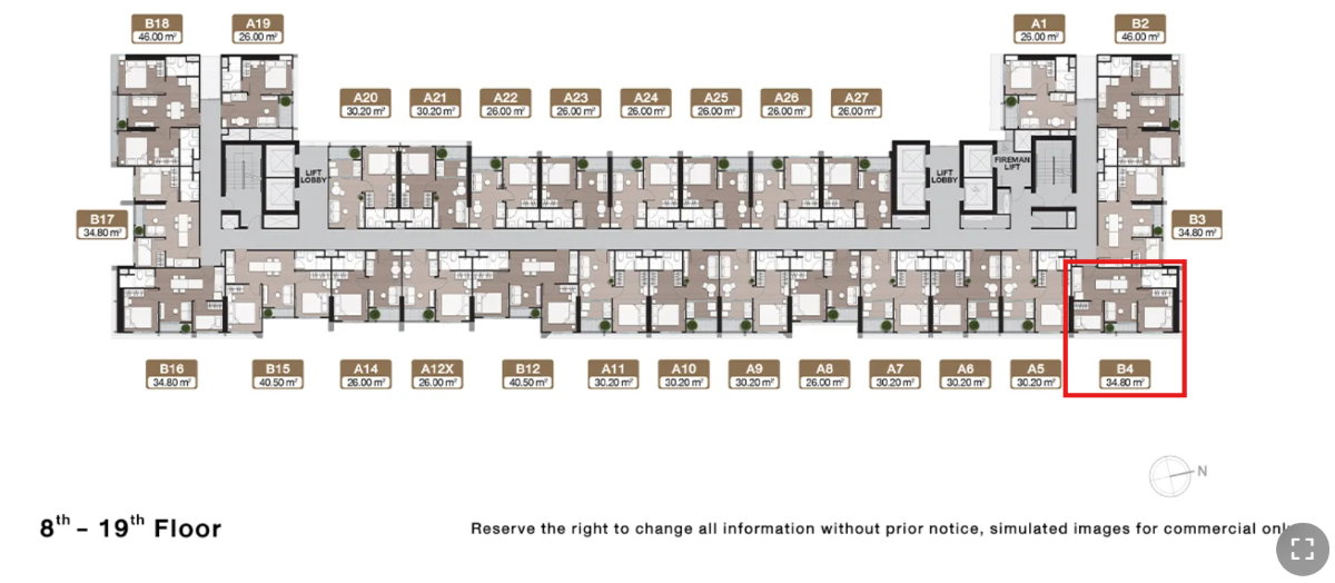 picture Nue District R9 (1 Bed Plus, Corner Unit) - 15/24