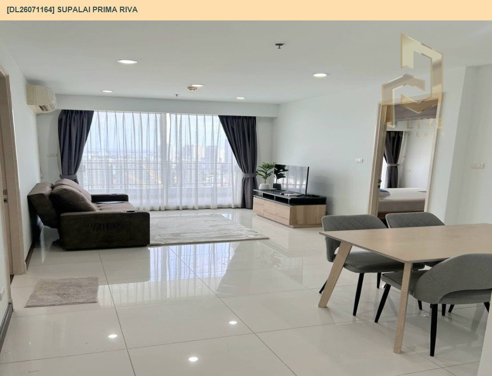 รูป DL26071164 ให้เช่าคอนโด ศุภาลัย พรีมา ริวา (Supalai Prima Riva) ใกล้ - พร้อมเข้าอยู่ โทรด่วน 0638692663 LineID @952jdxxk - รูปที่ 4/11
