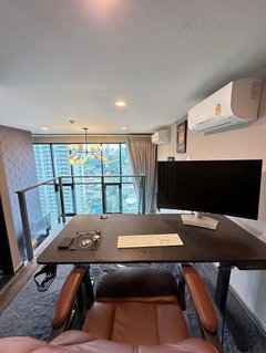 รูปภาพ 📌 ให้เช่าคอนโด ไนท์บริดจ์ สเปซ พระราม 9 อาคาร 1 ชั้น 17 Duplex ขนาด 45 ตรม ใกล้ Central พระราม 9