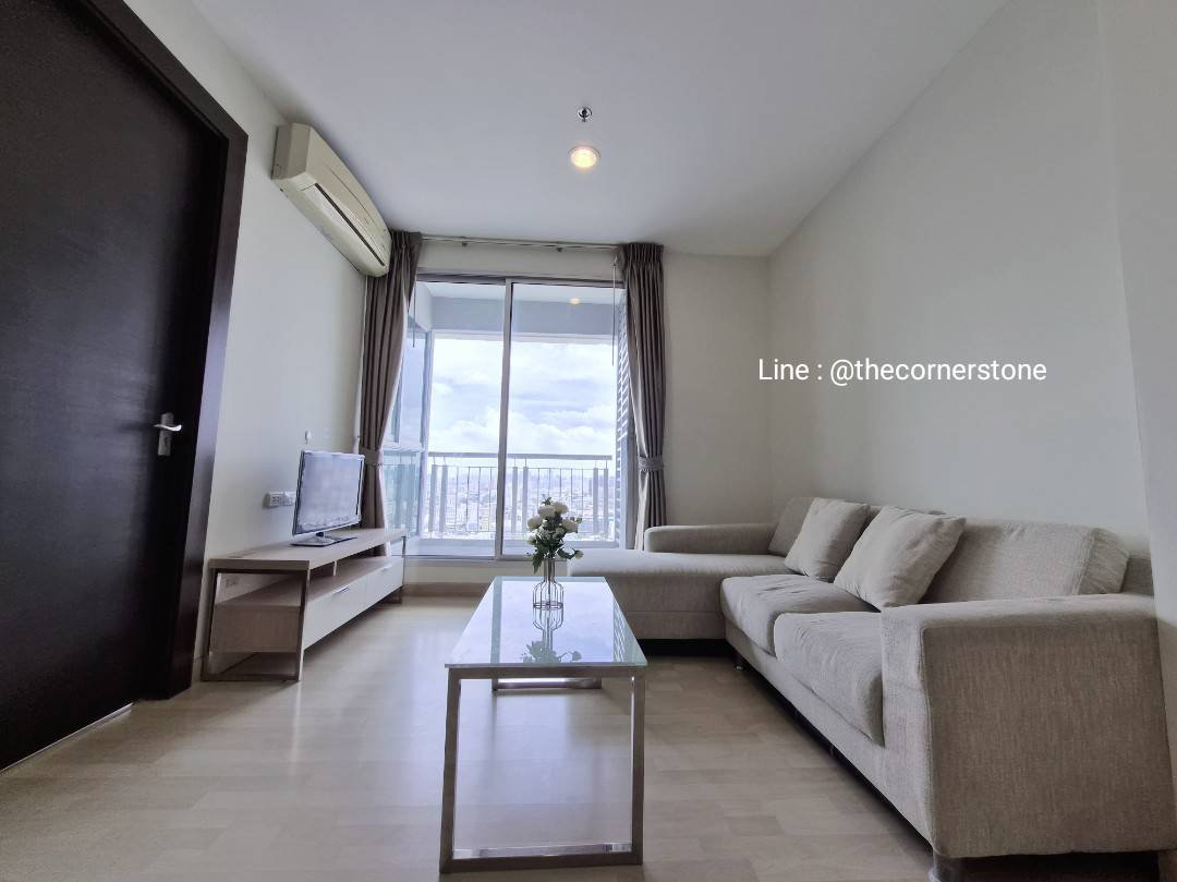 รูป พร้อมให้เช่า  🏙️ "𝐑𝐡𝐲𝐭𝐡𝐦 𝐑𝐚𝐭𝐜𝐡𝐚𝐝𝐚"🏙️  1 ห้องนอน 46 ตร.ม. คอนโด ติด MRT-รัชดาภิเษก   [251139] - รูปที่ 4/18