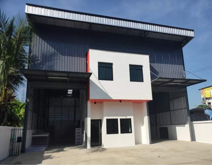 รูป 🏭 ให้เช่าโกดังพร้อมออฟฟิศ ลำลูกกา คลอง 4 - รูปที่ 1/6