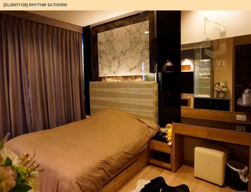 รูป DL26071126 ให้เช่าคอนโด ริธึ่ม สาทร (Rhythm Sathorn) ใกล้ BTS สะพานตากสิน พร้อมเข้าอยู่ โทรด่วน 0638692663 LineID @952jdxxk - รูปที่ 2/10