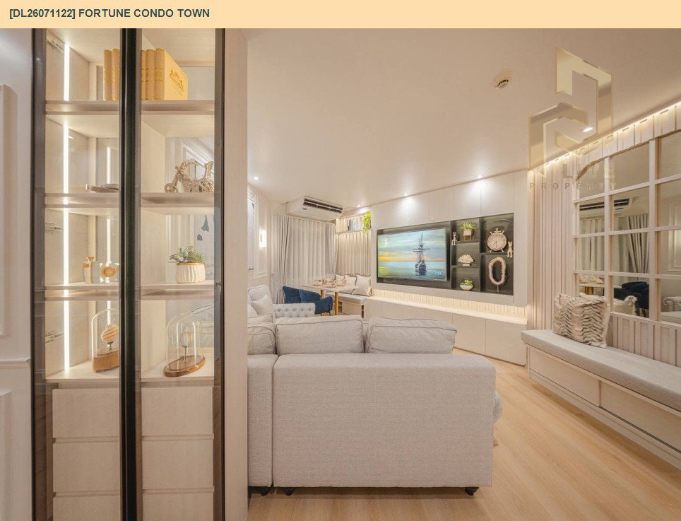 รูป DL26071122 ให้เช่าคอนโด ฟอร์จูน คอนโด ทาวน์ (Fortune Condo Town) ใกล้ - พร้อมเข้าอยู่ โทรด่วน 0653619502 LineID @952jdxxk - รูปที่ 11/14