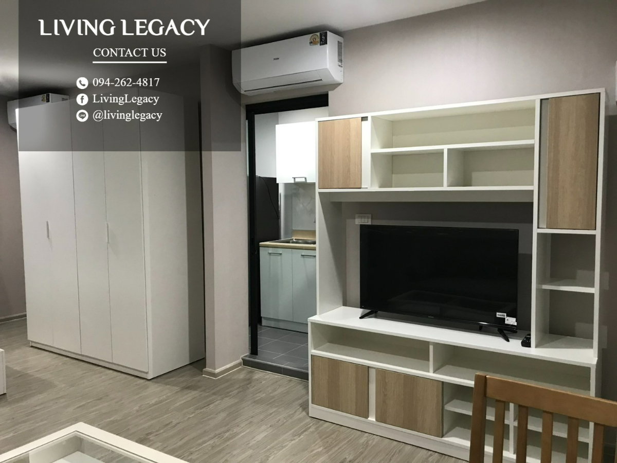 รูป T1L361 เช่าด่วน RYE Huamark 30 ตร.ม. | ชั้น 4 | 1 นอน 1 น้ำ | 11,000 บาท/เดือน | LINE: @livinglegacy - รูปที่ 4/10