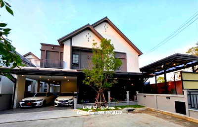 Houses for sale : UK15-RH0004 Luxury detached house for sale, ready to move in – Centro Bangna Project.