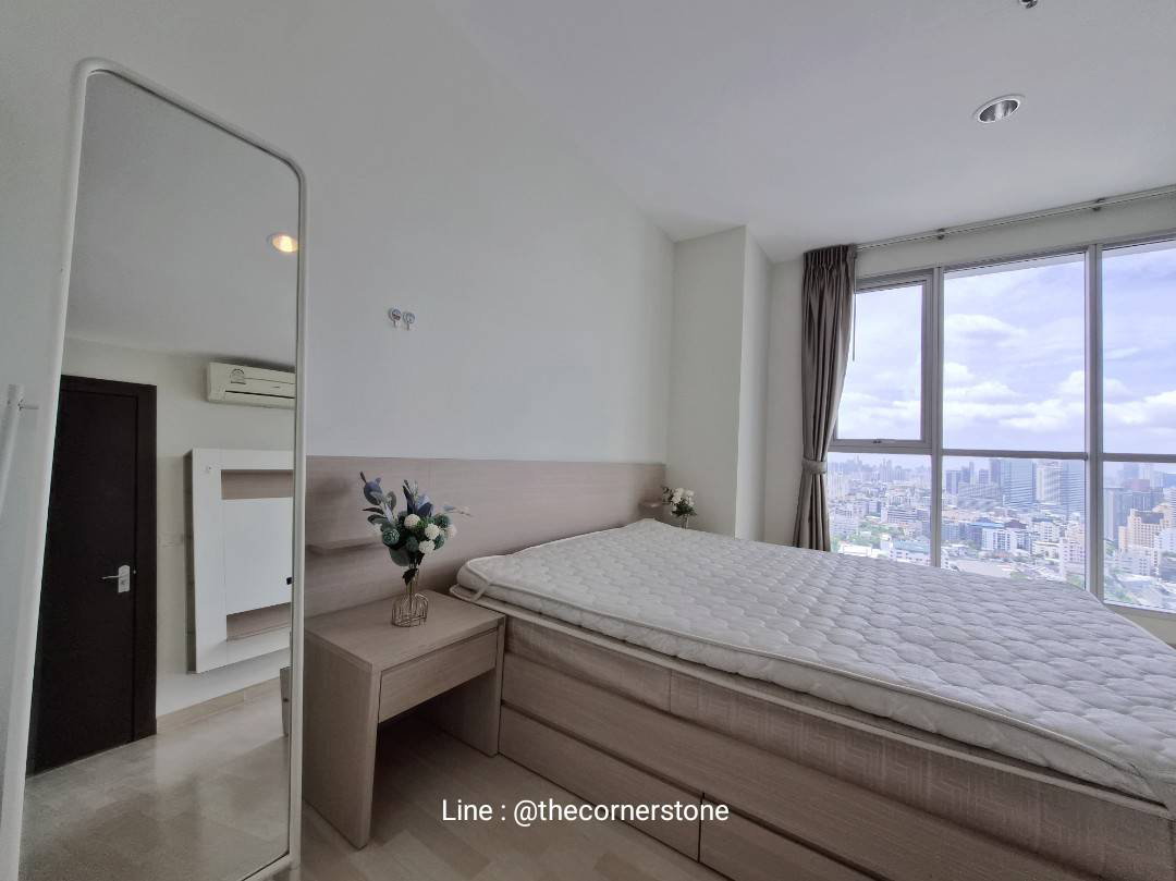 รูป พร้อมให้เช่า  🏙️ "𝐑𝐡𝐲𝐭𝐡𝐦 𝐑𝐚𝐭𝐜𝐡𝐚𝐝𝐚"🏙️  1 ห้องนอน 46 ตร.ม. คอนโด ติด MRT-รัชดาภิเษก   [251139] - รูปที่ 9/18