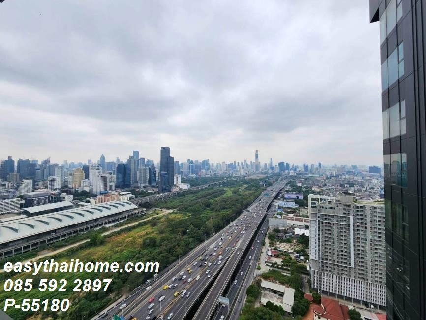 รูป P-55180 📢 ให้เช่าคอนโด Life Asoke Hype ใกล้ MRT พระราม 9 / MRT เพชรบุรี 1 นอน 1 น้ำ ชั้น 37 32 ตร.ม. วิวเมือง Line: @easythaihome 085-592-2897 - รูปที่ 8/10
