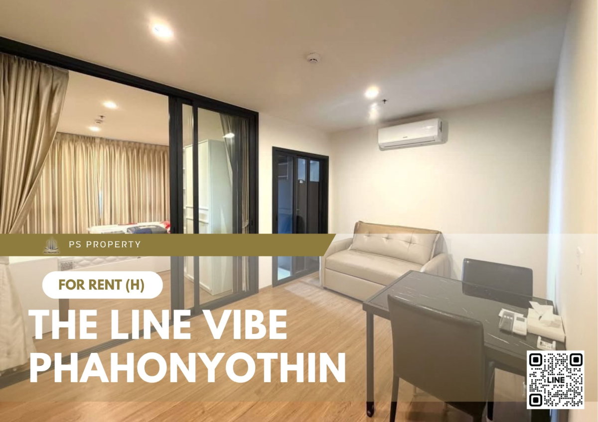 รูป ให้เช่า 🔥 The Line Vibe Phahonyothin 🔥 เฟอร์นิเจอร์ และ เครื่องใช้ไฟฟ้าครบ - รูปที่ 1/11