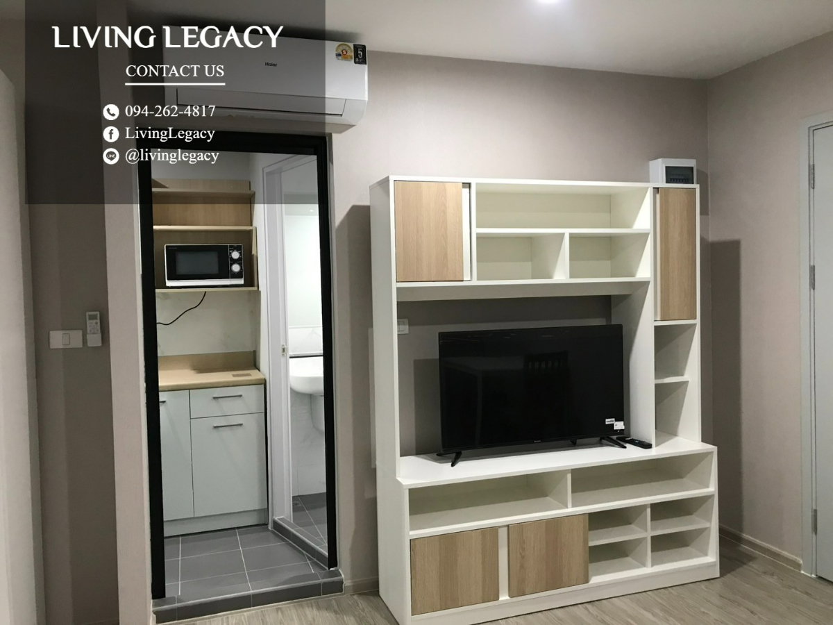 รูป T1L361 เช่าด่วน RYE Huamark 30 ตร.ม. | ชั้น 4 | 1 นอน 1 น้ำ | 11,000 บาท/เดือน | LINE: @livinglegacy - รูปที่ 5/10