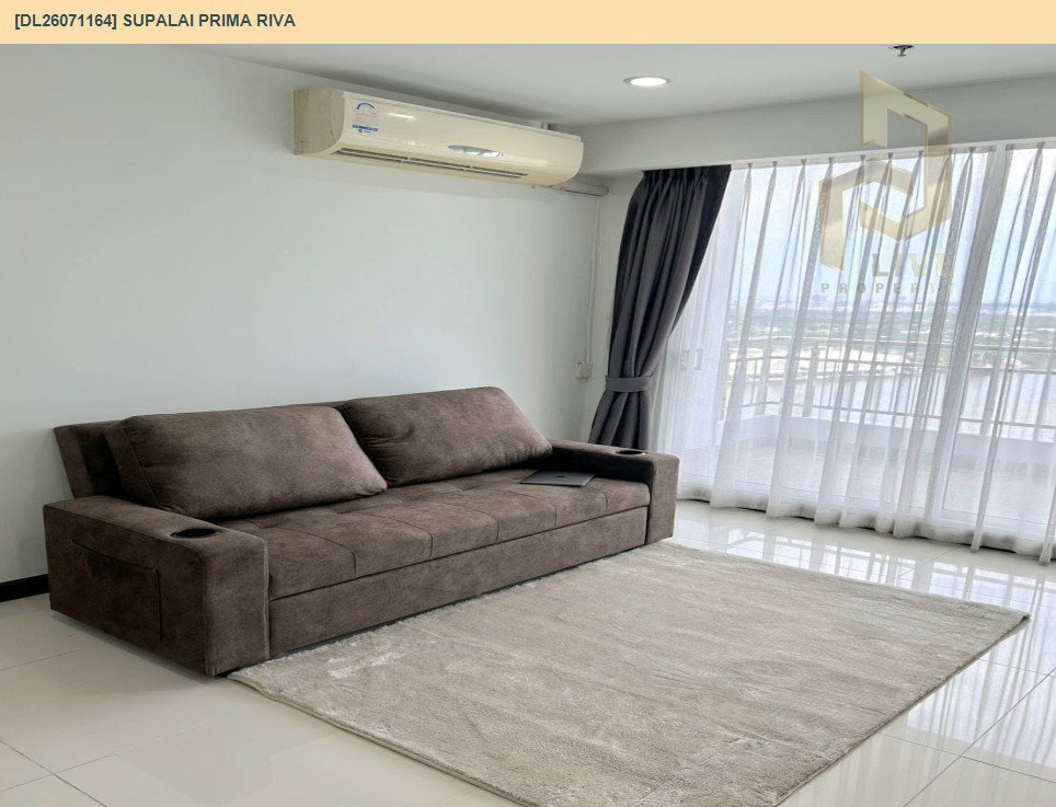 รูป DL26071164 ให้เช่าคอนโด ศุภาลัย พรีมา ริวา (Supalai Prima Riva) ใกล้ - พร้อมเข้าอยู่ โทรด่วน 0638692663 LineID @952jdxxk - รูปที่ 2/11