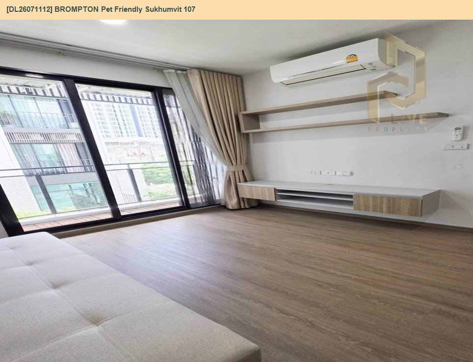 รูป DL26071112 ให้เช่าคอนโด บรอมตัน เพ็ท เฟรนด์ลี่ สุขุมวิท 107 (BROMPTON Pet Friendly Sukhumvit 107) ใกล้ BTS แบริ่ง พร้อมเข้าอยู่ โทรด่วน 0653619502 LineID @952jdxxk - รูปที่ 3/6