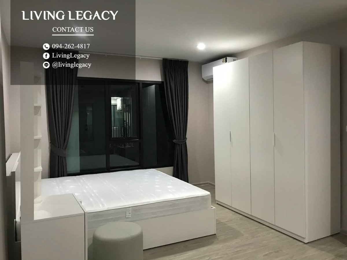 รูป T1L361 เช่าด่วน RYE Huamark 30 ตร.ม. | ชั้น 4 | 1 นอน 1 น้ำ | 11,000 บาท/เดือน | LINE: @livinglegacy - รูปที่ 3/10
