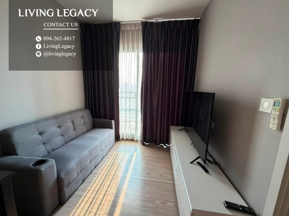 รูป TIIMLU เช่าด่วน! คอนโด The Tree Hua Mak Interchange 28 ตร.ม. ชั้น 20 | 1 นอน 1 น้ำ | 15,000 บาท/เดือน | LINE: @livinglegacy - รูปที่ 4/18