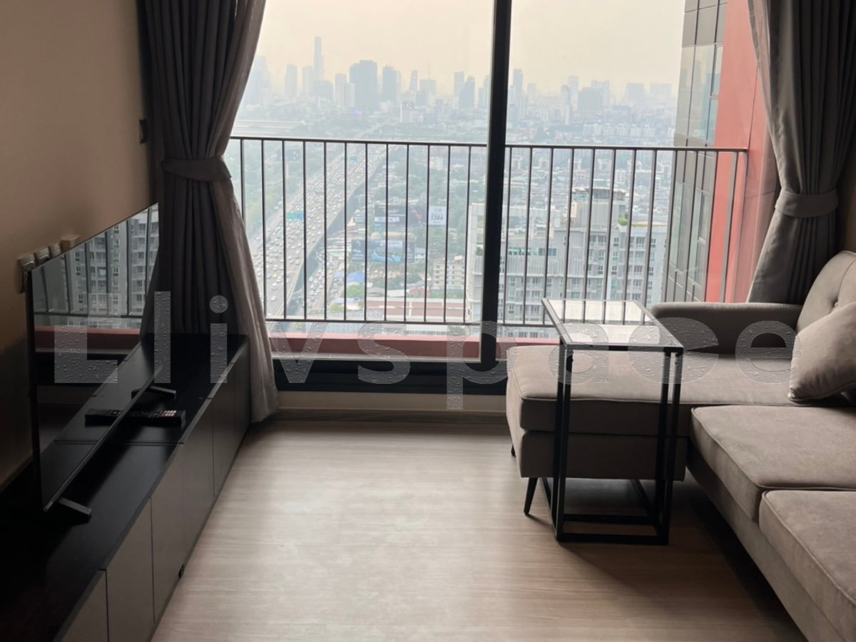 รูป ▚ LL158ツ ให้เช่า: Life Asoke Hype 1 ห้องนอน 32ตร.ม. ชั้นสูง วิวเมืองเปิดโล่ง ฟรี Wi-Fi ตลอดสัญญา✨ - รูปที่ 1/9