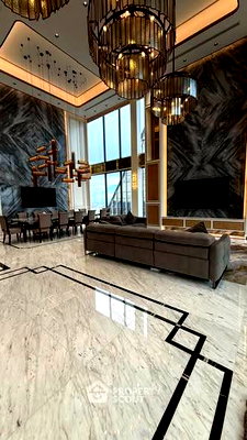 Condos for sale : 3-BR 285 Sqm On 30th Floor, The Esse At Singha Complex, 100m to MRT Phetchaburi (ID 3111781)