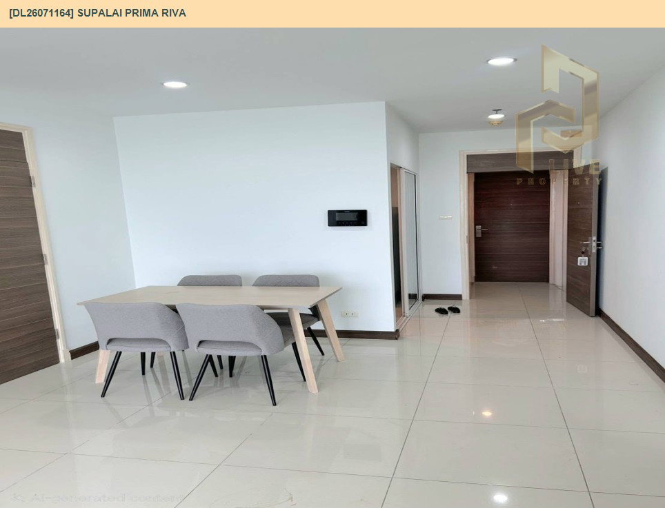 รูป DL26071164 ให้เช่าคอนโด ศุภาลัย พรีมา ริวา (Supalai Prima Riva) ใกล้ - พร้อมเข้าอยู่ โทรด่วน 0638692663 LineID @952jdxxk - รูปที่ 7/11