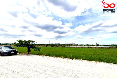 ที่ดิน นิคมอุตสาหกรรมบางพลี : ขายที่ดิน 398 ตร.ว. ถนนบางนา-ตราด กม. 26 วัดบางเสาธง ใกล้ ABAC บางนา เหมาะลงทุนและพัฒนาโครงการ 