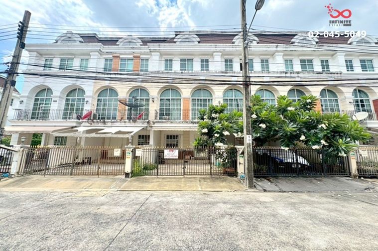 3-bed townhouse for sale, 160 sqm, 23.4 sq wah, Plus City Park Ekamai - Ramintra