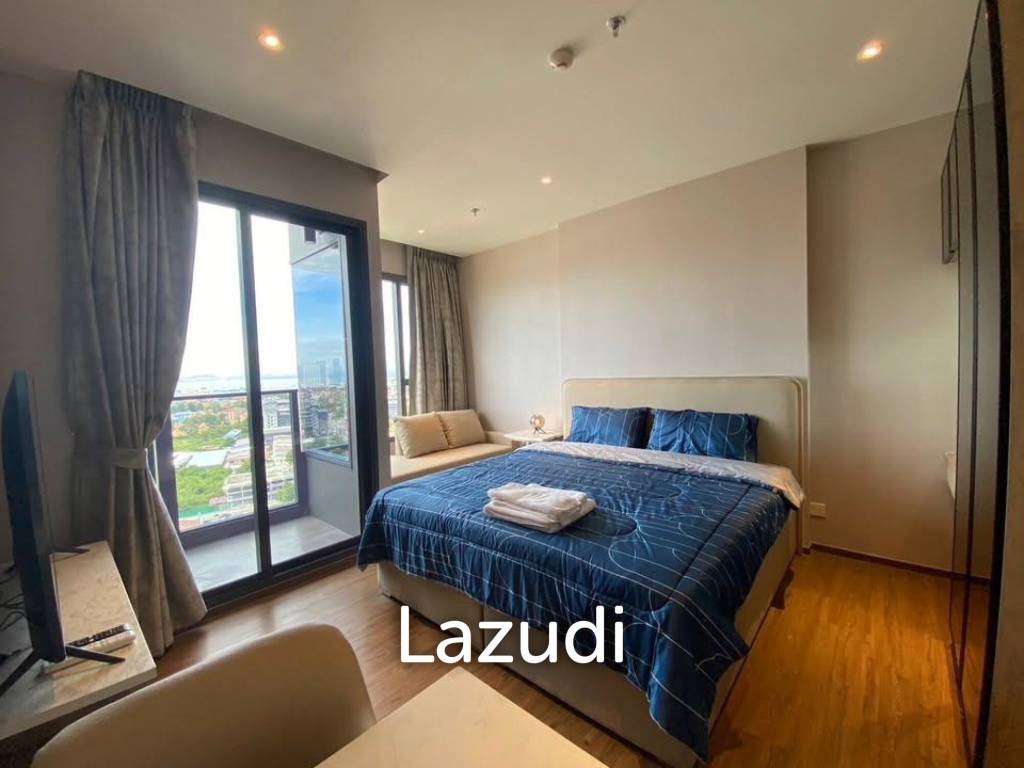 รูป คอนโดใหม่ 28 ตร.ม. ชั้นสูง วิวเมือง ทำเลนาเกลือ พัทยาเหนือ - รูปที่ 4/9